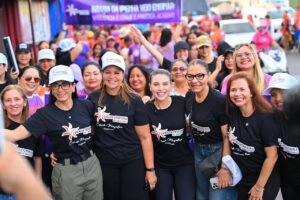 Ronda Maria da Penha acompanha mobilização de mulheres em Manaus