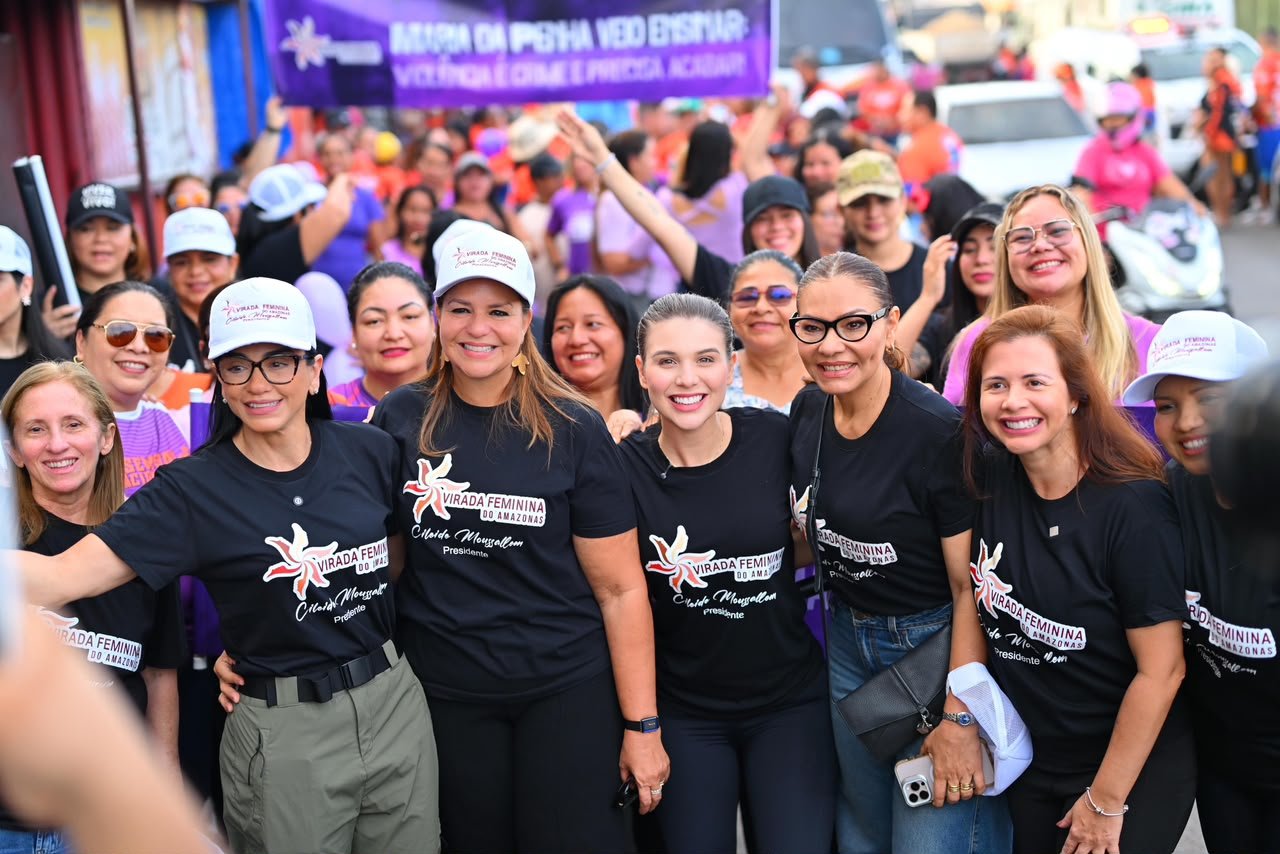Ronda Maria da Penha acompanha mobilização de mulheres em Manaus