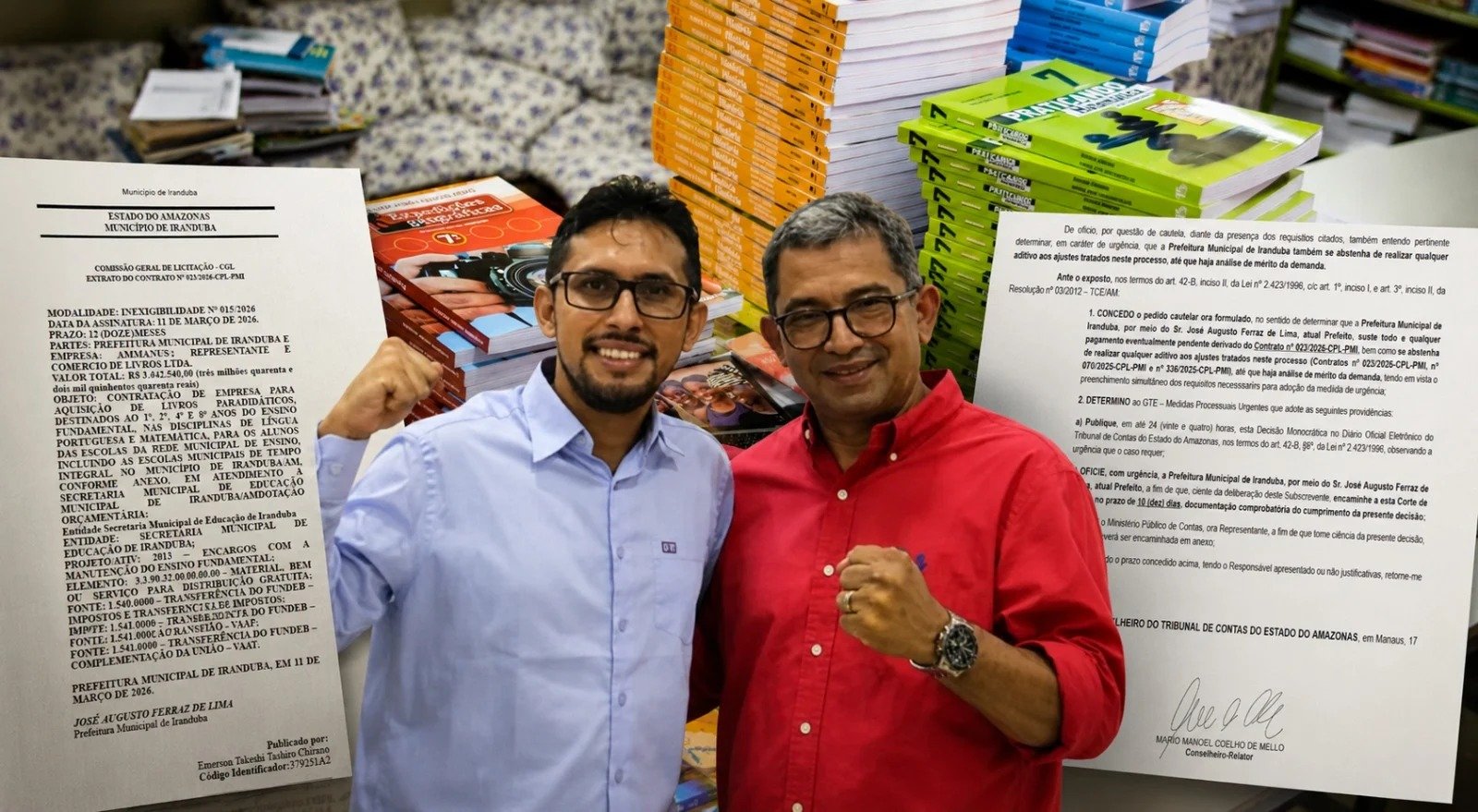 TCE-AM investiga contrato de livros após denúncia