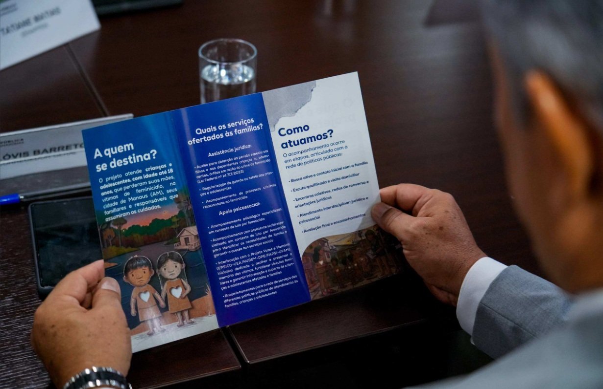 Defensoria apresenta projeto para órfãos do feminicídio
